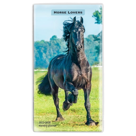 Horse Lovers | 2027-2028 3.5x6.5" Two Year Pocket Planner Calendar