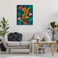 thumbnail image 4 of Stupell Industries Bohemian Climbing Tiger Tropics Canvas Art, 30 x 40, by Carrie Cantwell, 4 of 8