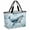 Whale, variant on Coastal Whale Beach Bag for Women, Large Breathable Mesh Beach Tote Bag, Nautical Ocean Shells Seaweed Coral Sandproof Lightweight Travel Bags for Vacation Picnic Swimming Pool 15.7"x15.7"x9.1"