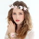 thumbnail image 3 of Corona de flores, diadema con corona de flores, diademas de flores, tocados, bandas para el cabello, guirnalda floral, para mujeres y niñas, para festivales, fiestas, bodas, playa, 3 of 4
