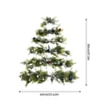 thumbnail image 3 of HBFAGFB Décorations de Noël Arbre de Noël Mural Adapté pour Intérieur et Extérieur Vert, 3 of 9