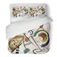 thumbnail image 1 of Juego de ropa de cama ABPHQTO 3 Piezas Marrón Abstracto Beige Estilo Expresionista Twin, 1 of 1