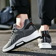 thumbnail image 7 of Couple Men's Elevator Shoes Men's Casual Mesh Trainers Lightweight Breathable Lace Up Sports Shoes With Hidden Lift Heel For Men 10 Cm, 7 of 7