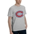 thumbnail image 2 of Montreal Canadiens Fashion Men'S Short Sleeve T-Shirt Gray Large, 2 of 5