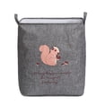 thumbnail image 2 of Airle Storage Bag Drawstring Foldable Moisture-proof Fabric Art Washable Anti-deformed Toys Clothes Organizer Pouch for Daily Use, 2 of 7