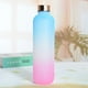thumbnail image 5 of Eigraketly Botella de agua de 1000ml, vaso portátil para exteriores, tapa de acero inoxidable, taza para beber, reutilizable, para estudiantes, escuela, Kits de desorden para acampar Azul púrpura Eigraketly OD028155-05, 5 of 6