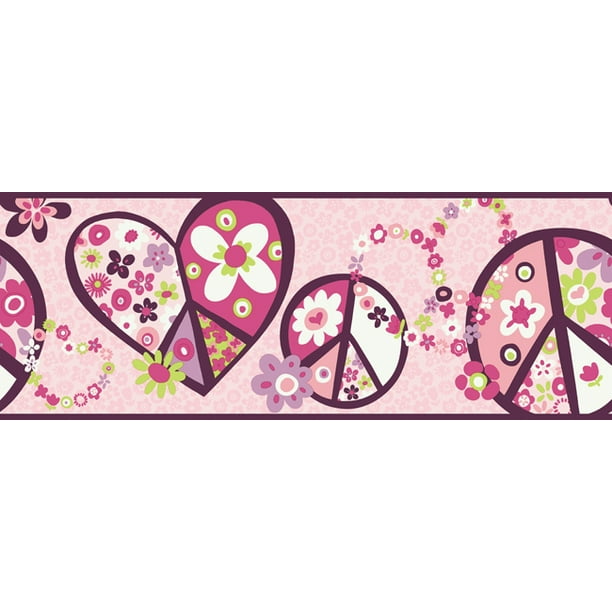 Download 877872 Peace Sign Wallpaper Border Pw3917b Walmart Com Walmart Com