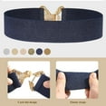thumbnail image 7 of Wide Elastic Belts for Women Stretchy Skinny Waist Belt for Dresses, 7 of 7