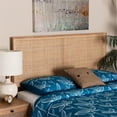 thumbnail image 5 of bali & pari Aurelia Brown Finished Bayur Wood and Rattan Queen Size Headboard, 5 of 8