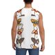 thumbnail image 4 of Balery Corgi Dog2 Camisetas sin mangas para hombre, absorbe la humedad y protege contra el mal olor.-Small, 4 of 7