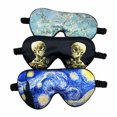 thumbnail image 4 of Van Gogh Printed Eye Mask Sunflower Shade Sleeping Eye Mask Vintage Portable High-Value Eye Masks, 4 of 4