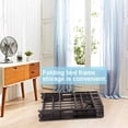 thumbnail image 2 of FDW Platform Bed Frame Queen Metal Base Mattress Foundation Heavy Duty Steel Replaces Box Spring, 2 of 4