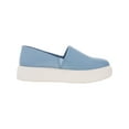 thumbnail image 2 of Vince Camuto Abbinna Leather Slip On Platform Sneakers Blue Size 9, 2 of 3