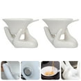 thumbnail image 4 of TAILTOSS Porcelain Tea Filter Hand Shape 2Sets 3.34X2.75X2.44Inch For Teaware, 4 of 10