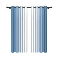 thumbnail image 6 of Lfeey Room Darkening Curtains, Thermal Insulated for Bedroom, 52"x63", 2 Panels Set, Blue White Gradient, 6 of 6