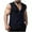 Navy, variant on Posijego Men's Zip up Tank Tops with Pockets Hooded Sleeveless Muscle Athletic Casual Sweatshirts Solid Color