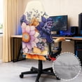 thumbnail image 4 of Jiueut Boho Mandala Print Gaming Chair Cover with Armrest Cover, Anti Slip Computer Chair Slipcovers Washable High Back Chairs Protection with Zipper, 4 of 7