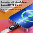 thumbnail image 2 of Professional Aluminium Alloy Female to Male Smart Chip PD 35W Fast Charging Connector USB Type C to Lighting Converter Phone Adapter GREY, 2 of 8