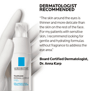 La Roche-Posay Toleriane Dermallergo Eye Cream Soothing Repair Moisturizer, 0.66 fl oz