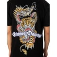thumbnail image 4 of Criminal Damage Dragon Tiger Fight Back Graphic T-Shirt, Black, 4 of 6