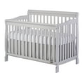 Dream On Me Ashton 5in1 Convertible Crib, Mystic Grey, Greenguard