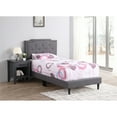 thumbnail image 7 of Home Bedroom Furniture Deb Jewel Gray Tufted Twin Panel Bed, 7 of 7