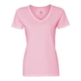 thumbnail image 1 of Fruit of the Loom HD Cotton Women's V-Neck T-Shirt Size up to 2XL, 1 of 5