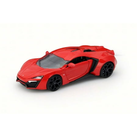 Lykan HyperSport Red – JADA 97377 – 1/24 Scale Diecast Model Toy Car