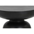 thumbnail image 3 of Sunpan Lucida 18" Round-shaped Modern Concrete End Table in Painted Black, 3 of 3