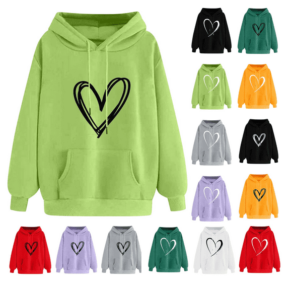 yoeyez Oversized Hoodies for Women Y2K Fashion Plus Size Long Sleeve Sweatshirts Drawstring Casual Hooded Pullover Tops Gray,S