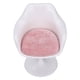 thumbnail image 2 of Silla de oficina para casa de muñecas Nikou ABS color blanco y rosa 1:6 con reposabrazos, 2 of 15