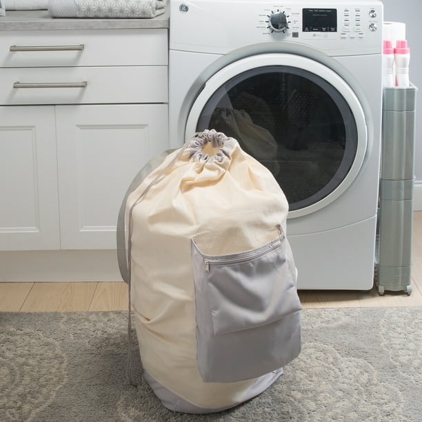 Mainstays Canvas Laundry Bag (26x37)