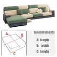 thumbnail image 5 of Funda de sofá elástica gruesa para sala de estar, protector de muebles de color sólido, funda de cojín de sofá, fundas de sofá extraíbles, 5 of 5