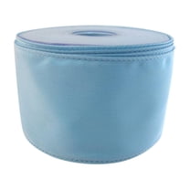 Ribbon Bazaar Wired Iridescent Taffeta 2-1/2 inch Tropical Blue (Same Color Edge) 10 yards 100% Acetate Ribbon