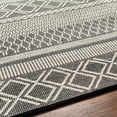 thumbnail image 6 of Hauteloom Hala Wool Living Room, Bedroom Area Rug - Contemporary - Ivory, Black - 18" Sample, 6 of 6