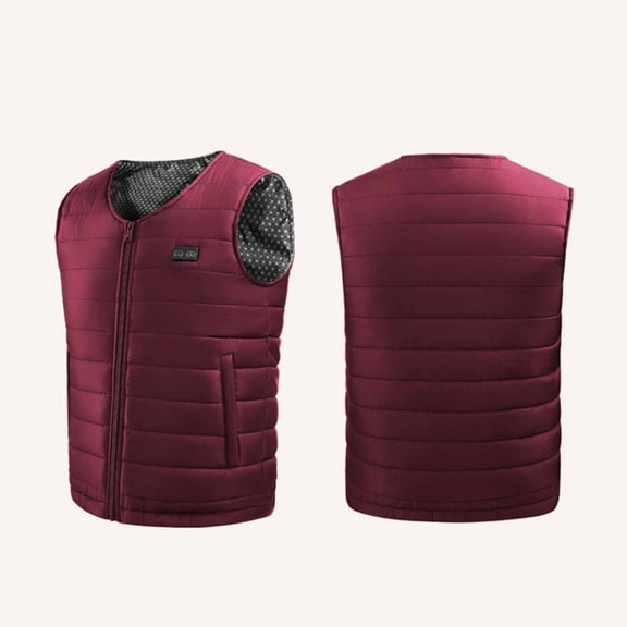 ZACPNCV Heated Vest for Men 22 Heating Zones Polar Fleece Heated Vest