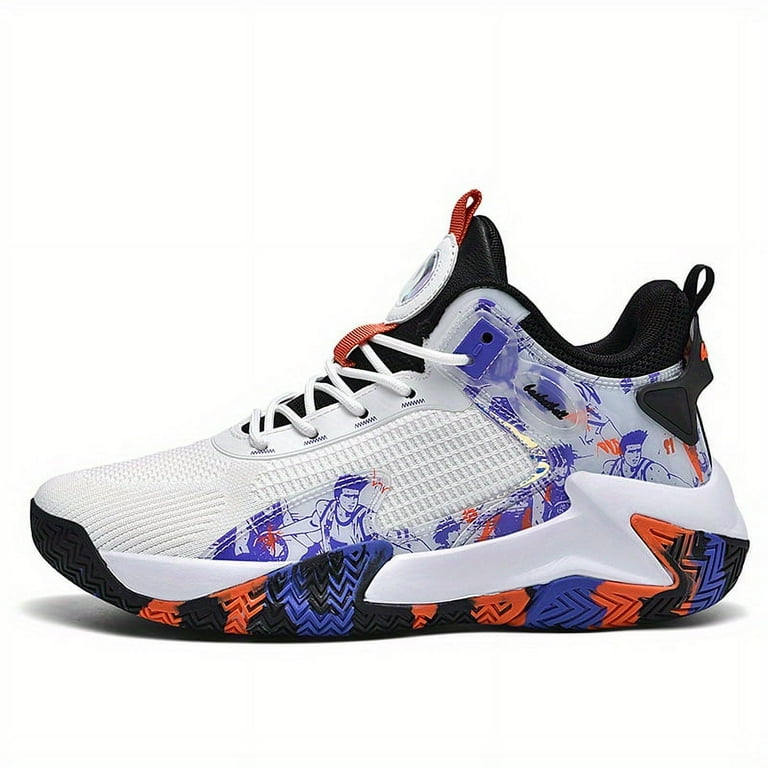 High Performance Men s Basketball Shoes Breathable Design Non Slip Soles and Shock Absorption
