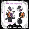 thumbnail image 5 of Glitter Maple Leaf Halloween Branch Picks – Versatile Fall Decor for Mantel, Table Centerpiece, and Window Display, 5 of 8