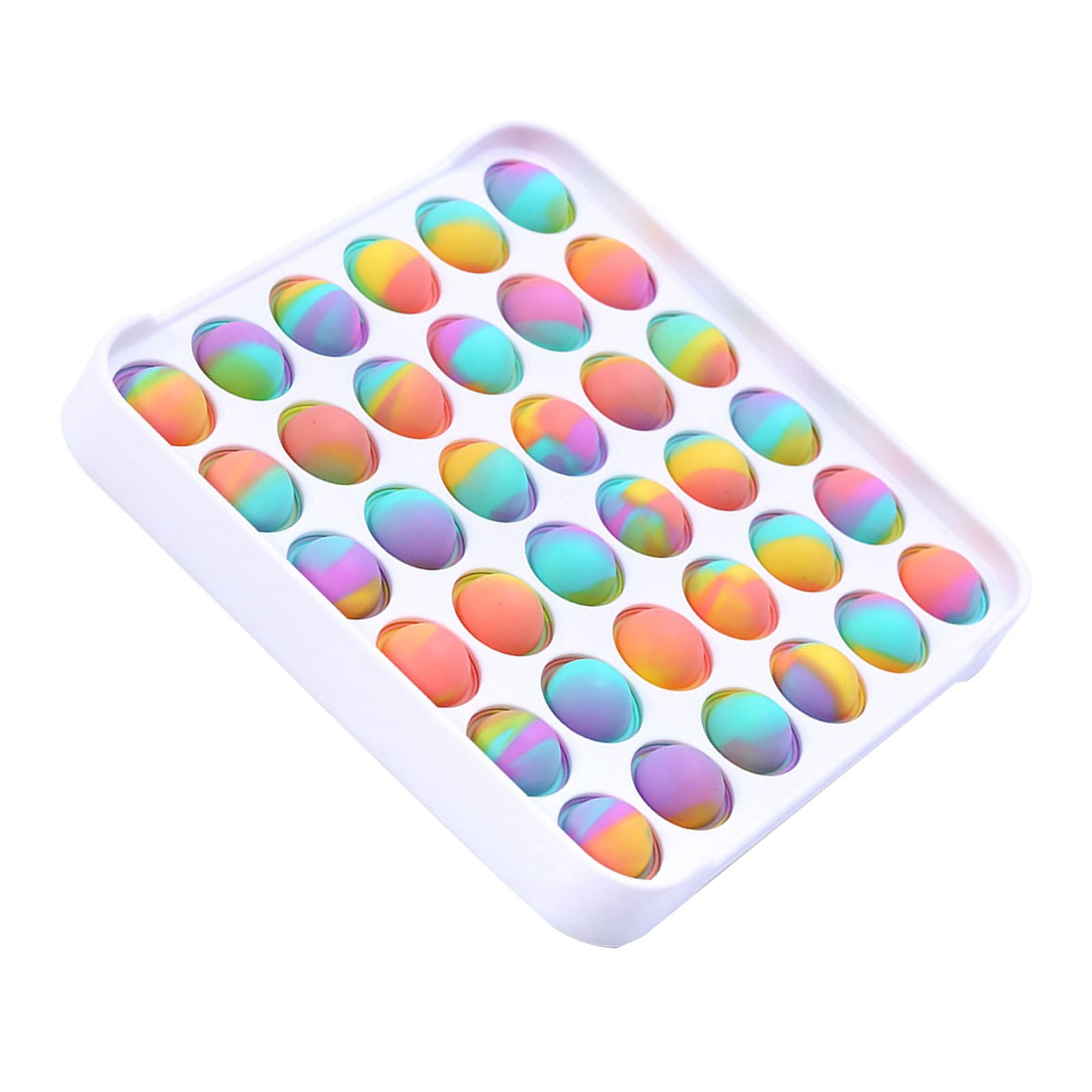 Push Pop Rainbow Sensory Fidget Popper Toys Bubble Special Stress Relief Kids UK 