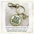 thumbnail image 4 of Dad Tool Gutsy Goodness Bronze Keychain Blessed DIY Tape Charm Best Life Father From Daughter Gift, 4 of 8