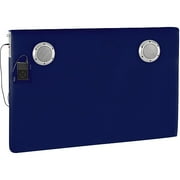 your zone loft collection speaker headboard, cobalt, full