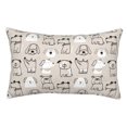 thumbnail image 1 of Balery Puppy Funda de Cojín Estampada, Regalos para Mujeres, Regalos de Amor para Ella, Regalos para Novia o Esposa, Funda de Almohada-14"x20", 1 of 6