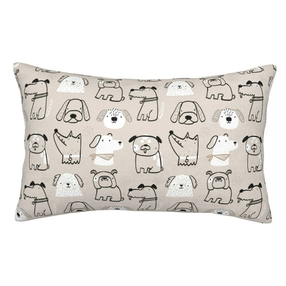 Balery Puppy Funda de Cojín Estampada, Regalos para Mujeres, Regalos de Amor para Ella, Regalos para Novia o Esposa, Funda de Almohada-14"x20"