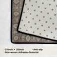 thumbnail image 6 of Bedside Rug 31x20 Inch Washable Soft Small Throw Rugs for Bedroom, Low Profile Non Slip Area Rug Indoor Floor Mat for Home Office Desk Vanity Pet Car Seat, 6 of 6