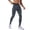 Grey, variant on Men's Striped Tights Compression Pants Workout Running Gym Legging Pants Yellow M