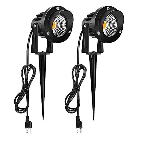 Romwish 10W Led Landscape Spotlight, 120V Ac Outdoor Spotlights With