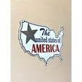 thumbnail image 5 of American Decor Rustic USA Map Red White & Blue Wooden Home Office Wall Shelf Accent 18" x 13" (The United States of America), 5 of 5