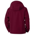 thumbnail image 6 of Gyexs Windbreaker Jackets for Men Lightweight Softshell Fall Winter Jacket Hooded Waterproof Outdoor Rain Coat Men's Clothes, Red, Size S, 6 of 6