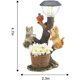 thumbnail image 3 of Solares Estatuas De Animales * Lámparas De Noche Iluminación Decorativa De Ahorro De Energía Césped Patio Exterior Porche Camping Exterior Vogacara HA042462-02, 3 of 6