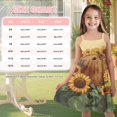 thumbnail image 5 of Uourmeti Girls Capybara Dresses Causal Spaghetti Straps Swing Dresses for Little Girls Soft A Line Midi Tiered Sundress Kids Cartoon Capybara Outfit for Summer, 5 of 6